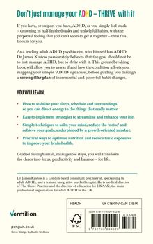 James Kustow: How to Thrive with Adult ADHD, Buch