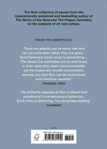 Umberto Eco (1932-2016): On the Shoulders of Giants, Buch
