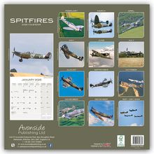 Avonside Publishing Ltd: Spitfires - Spitfire - Britisches Jagdflugzeug 2025, Kalender