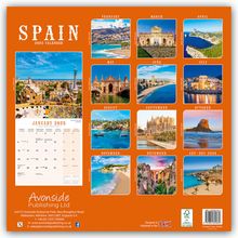 Spain - Spanien 2025 - 16-Monatskalender, Kalender