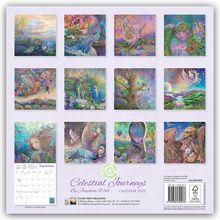 Tree Flame: Celestial Journeys by Josephine Wall - Himmlische Reisen von Josephine Wall 2025, Kalender