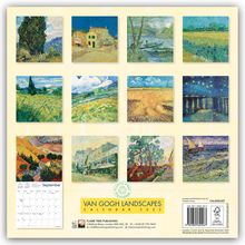 Tree Flame: Vincent van Gogh - Landschaften 2025, Kalender