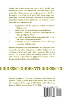 Text: "Books and commentaries on the writings of the New Testament abound. But where can a student find a short, up-to-date..." Es ist ein informativer Textteil.