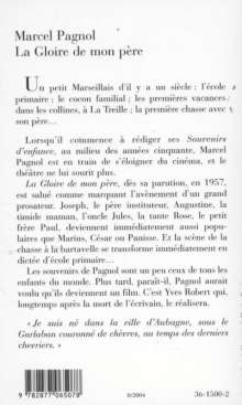 Marcel Pagnol: La gloire de mon pere, Buch