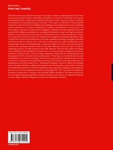 Der Text beschreibt "Vector Logic Computing" von Vladimir Hahanov. Ein Buch über in-memory Computing-Technologien und intelligente Algorithmen.