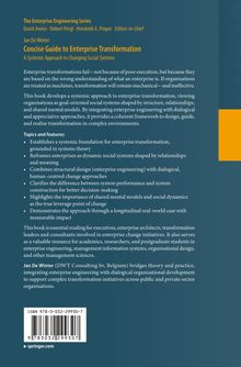 Titel: "Concise Guide to Enterprise Transformation". Text erklärt systemischen Ansatz für organisatorischen Wandel.