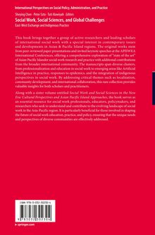 Buchtitel: "Social Work, Social Sciences, and Global Challenges". Rote Oberfläche, ISBN und Publisher-Logo unten.