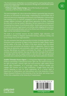Eine detaillierte Beschreibung und Empfehlung eines Buches über Moot Court Advocacy im rechtlichen Bildungswesen. Links unten: "palgrave macmillan". Rechts oben: Logo.