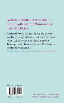 Gerhard Roth: Jenseitsreise, Buch
