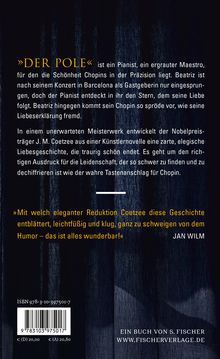 J. M. Coetzee: Der Pole, Buch