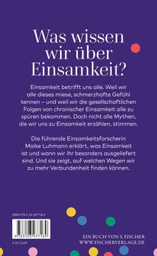 "Was wissen wir über Einsamkeit?"

Einsamkeit betrifft uns alle. Farbenfrohe Punkte auf lila Hintergrund. ISBN und Preis unten.