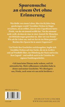 „Spurensuche an einem Ort ohne Erinnerung“, Text über Geraldine Oetkens Suche nach ihrer Urgroßtante Frieda.