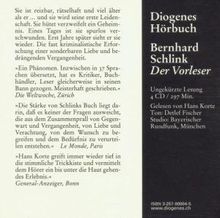 Der Vorleser. 4 CDs, 4 CDs