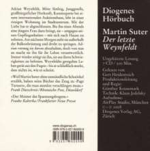 Martin Suter: Der letzte Weynfeldt, 7 CDs
