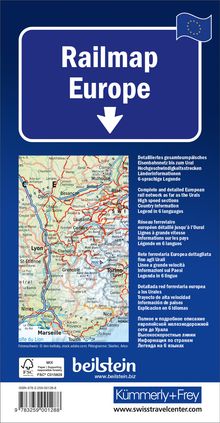Railmap Europe 1:5Mio., Karten