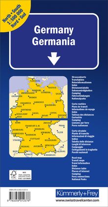 Deutschland Nord + Süd Strassenkarte 1:500000, Karten