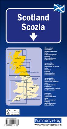 Schottland, Regionalstrassenkarte 1:275'000, Karten