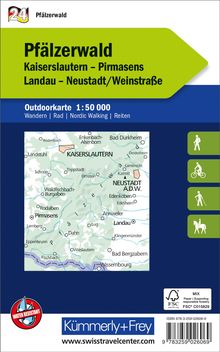 Pfälzerwald, Nr. 24, Outdoorkarte 1:50'000, Karten