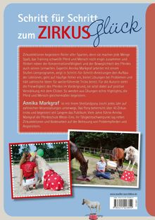 "Schritt für Schritt zum Zirkusglück." Zirkustraining für Reiter erklärt Annika Markgraf, mit Fokus auf Pferdefreundlichkeit.