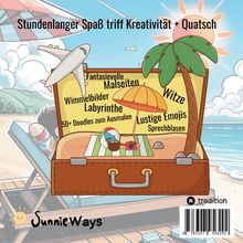 Sunnie Ways: Mitmachbuch für Jungen Sommer - Für clevere Kinder 8-12 Jahre - Ausmalen, Witze, Labyrinthen, Wimmelbilder + mehr, Buch