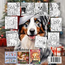 Beau Barkside: Malbuch Weihnachten - Malbuch für Erwachsene - Magische Weihnachtshunde - Malbuch Hund, Buch