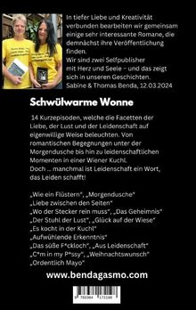 Thomas Benda: Schwülwarme Wonne, Buch