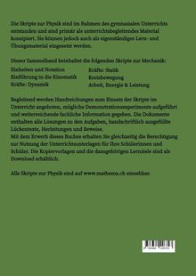 Christian Wyss: Skripte zur Physik - Grundlagen der Mechanik, Buch