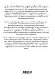 Anton L. Schaller: Die Schweizer Bürgerkriege im Spiegel der Zeit, Buch