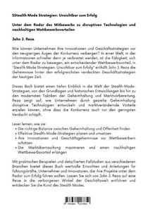 John J. Reza: Stealth Mode Strategien: Unsichtbar zum Erfolg, Buch