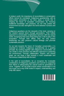 Furguson: Reconciliation in Nature: Indigenous Guardianship and the Future of Canadian Conservation, Buch