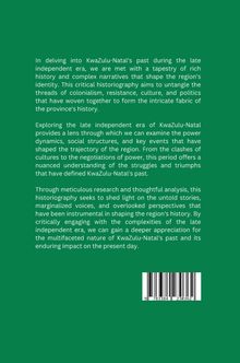 Faris: Unveiling KwaZulu-Natal's Past: A Critical Historiography of the Late Independent Era, Buch