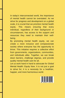 Mariyak: Global Mental Health: Equity Now, Buch