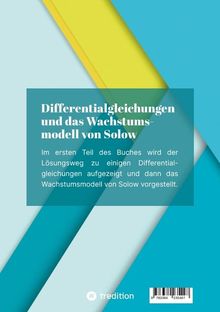 Uwe Knittel: Differentialgleichungen und das Wachstumsmodell von Solow, Buch