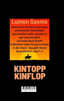 Lumen Gasmo: Kintopp Kinflop, Buch
