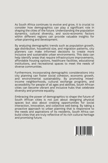 Sana: Planning for the Future: Using Demographics to Shape South African Cities, Buch