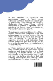 Furguson: Building Apartheid's Legacy: Black Businesses in South Africa's Construction Sector, Buch