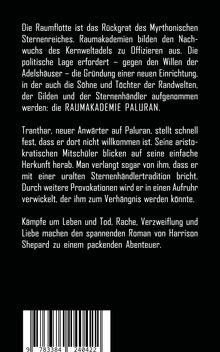 Harrison Shepard: Raumakademie Paluran, Buch