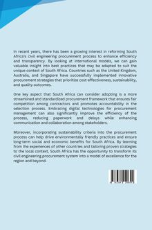 Chopra: Reforming South Africa's Civil Engineering Procurement: A Look at International Models, Buch