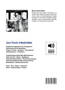 Bruno Flavio Marti: Jam Tracks 4 (Rock) Guitar, Buch