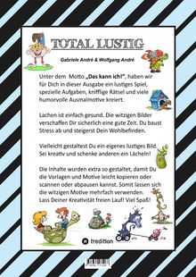 Wolfgang André: Craftbook - 100 Seiten Lustige Ausmalmotive - Erheiterndes Bastelspiel - Knifflig Witzige Rätsel Und Aufgaben, Buch