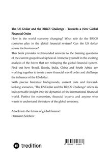 Hermann Selchow: The US Dollar and the BRICS Challenge, Buch