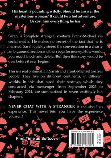 Frank-Michael Rost: Never Chat With A Stranger - A true online affair, Buch