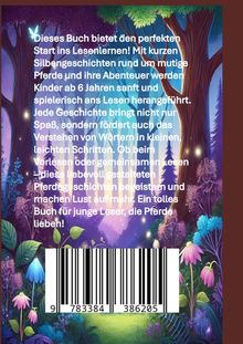 Lena Sternfeld: Pferdeabenteuer in Silben: Pferdeabenteuer in Silben: Leichte Lesegeschichten für Kinder ab 6 ¿ Lesen lernen mit Pferden für die 1. Klasse und Leseanfänger, Buch