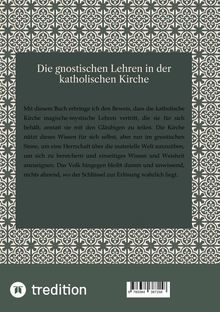 Johannes H. von Hohenstätten: Die gnostischen Lehren in der katholischen Kirche, Buch