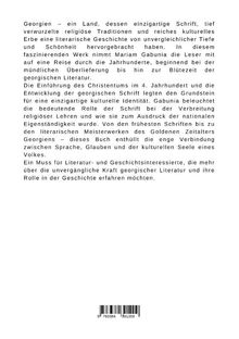 Mariam Gabunia: Von der mündlichen Tradition zur literarischen Blüte: Georgiens literarischer Weg, Buch