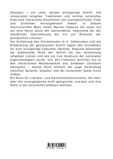 Mariam Gabunia: Von der mündlichen Tradition zur literarischen Blüte: Georgiens literarischer Weg, Buch