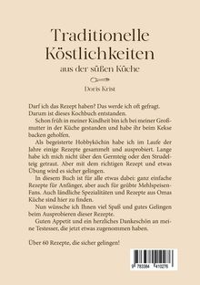 Doris Krist: Traditionelle Köstlichkeiten aus der süßen Küche, Buch