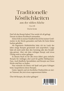 Doris Krist: Traditionelle Köstlichkeiten aus der süßen Küche, Buch