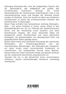 Dejan Popa: Gheorghe Gheorghiu-Dej: Architekt des Sozialistischen Rumäniens, Buch