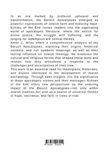 Amos C. Miles: Echoes of the End: The Apocalyptic Narratives of Baruch, Buch